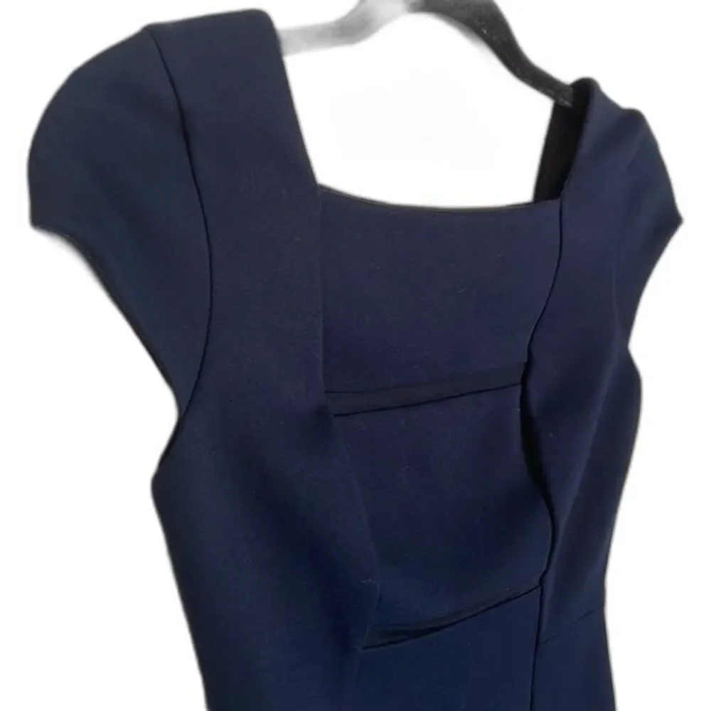 Bailey44 Sexy Navy Dress Mesh Cutouts Size Extra Small Excellent Condition